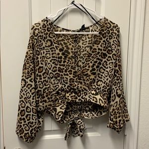 Cheetah print top